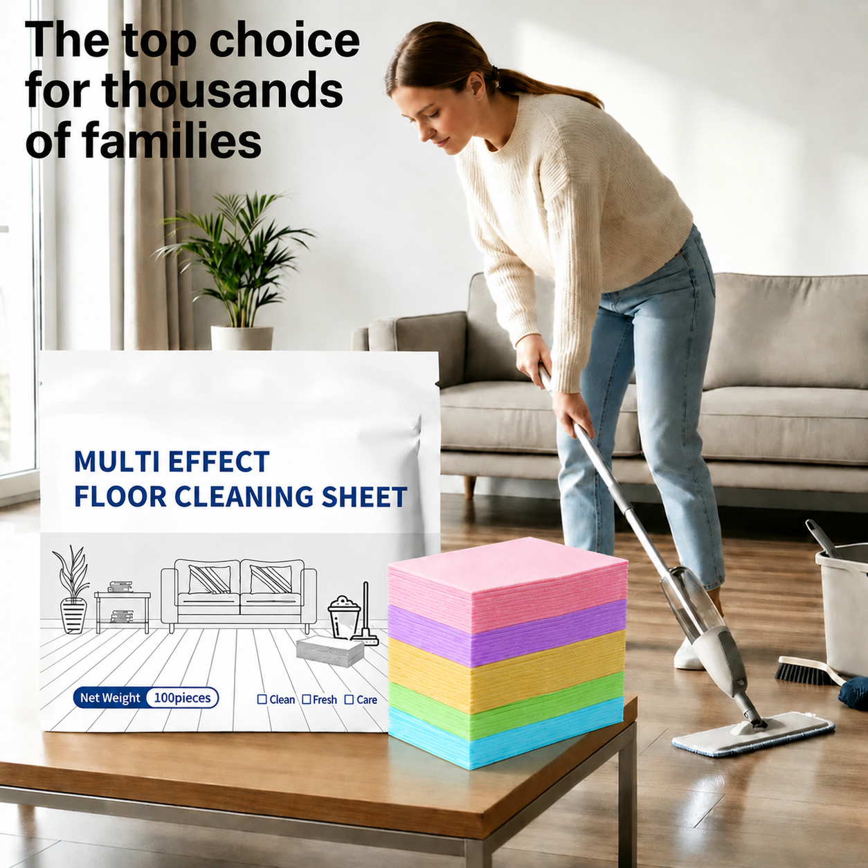 Multi-Surface Antibacterial Cleaner for Hardwood, Tile & Laminate